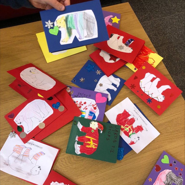 Jólakortagerð á Safnahúsinu