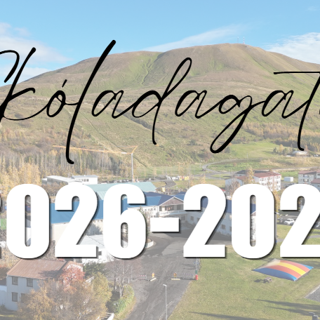 Skóladagatal næsta skólaárs 2026-2027