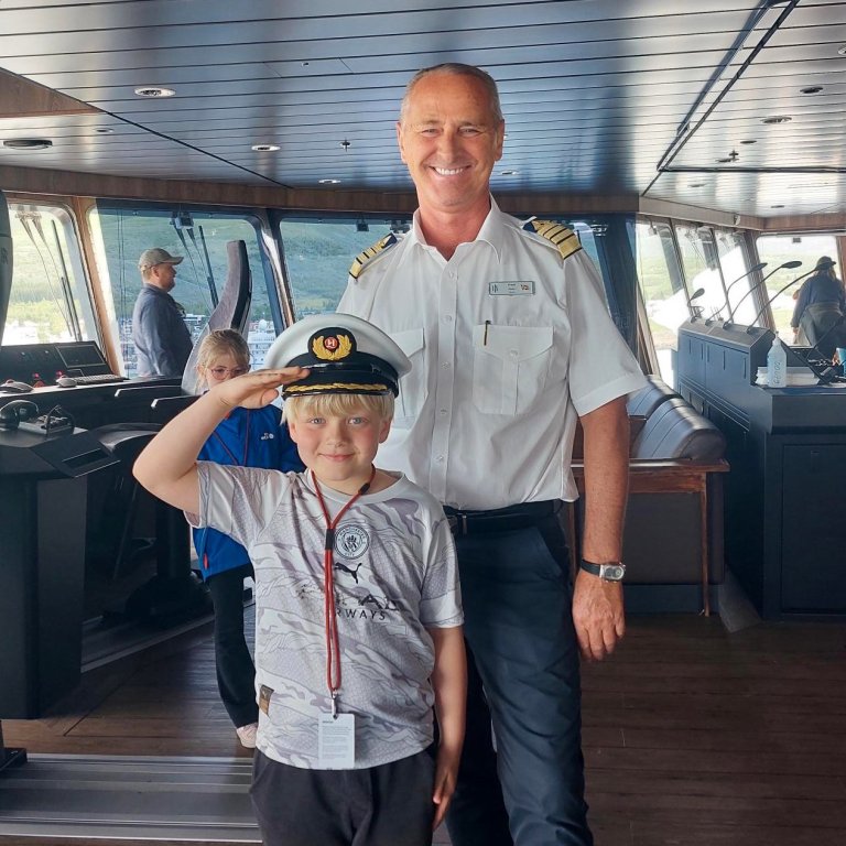 Um borð í Fridtjof Nansen