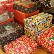 Jólin komin í skókassa