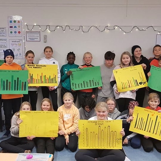 Nemendur sjöunda bekkjar